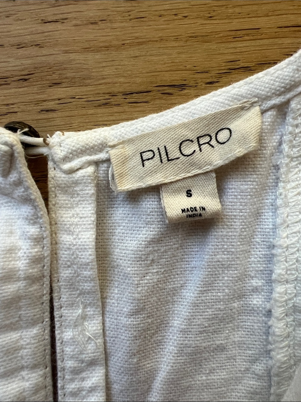Pilcro White Ruffle Sailor Collar Top - Picture 5 of 11